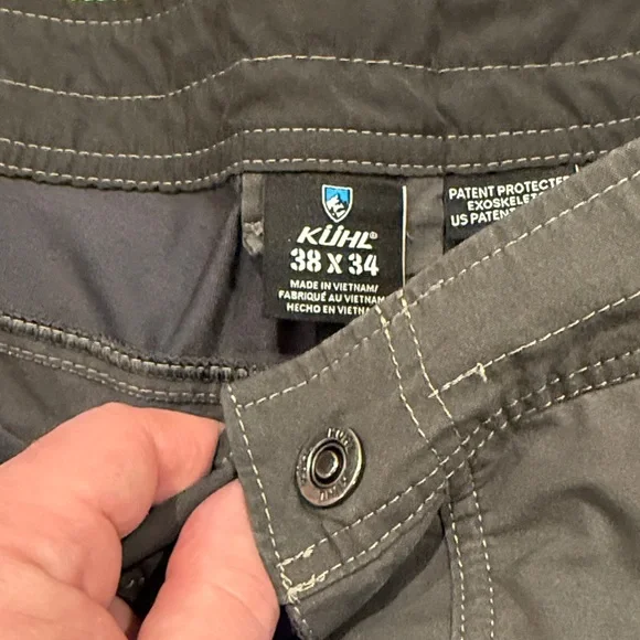 Kuhl Radikal Men's Charcoal Cargo Pants - Picture 2 of 15